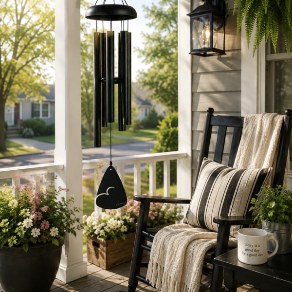 Black Fleck 30" Windchime 60355