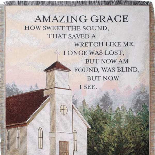 Amazing Grace Tapestry Throw