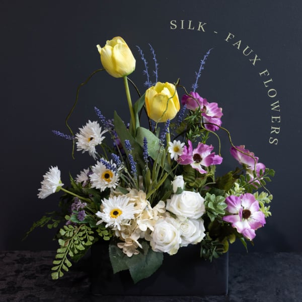 Spring Sympathy: Silk-Faux Flowers