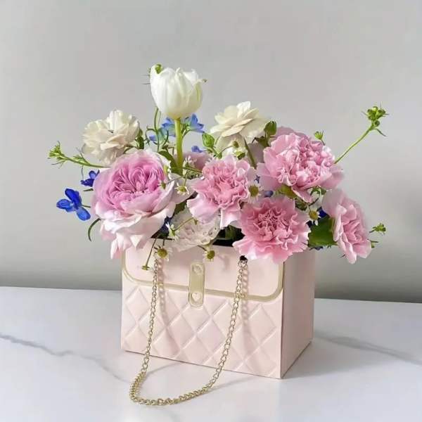 Flowers and a Purse