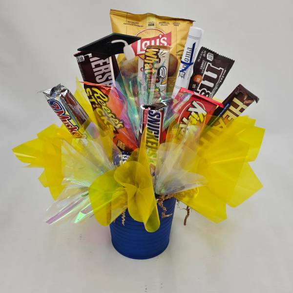 Crawfordsville High School Graduation Candy Basket