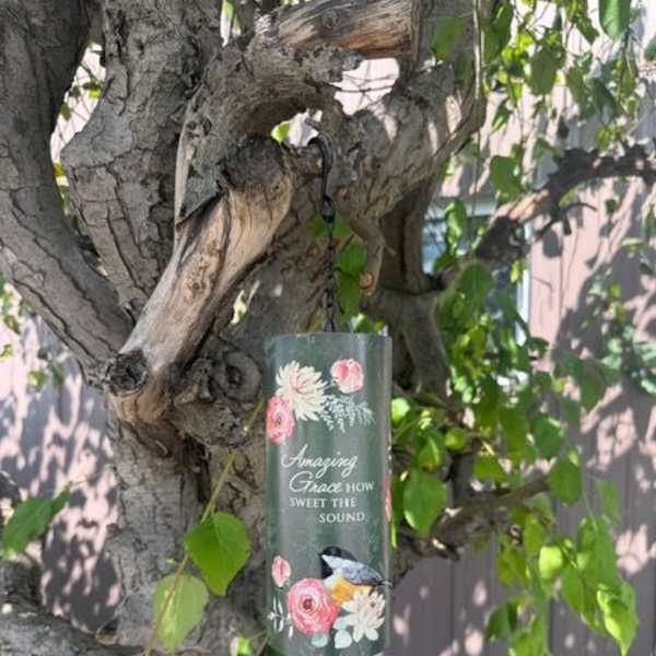 Wind Chime Amazing Grace 18" Cylinder Sonnet Chime