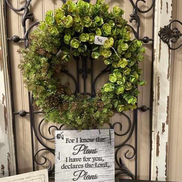 Small Greenery Surprise Wreath