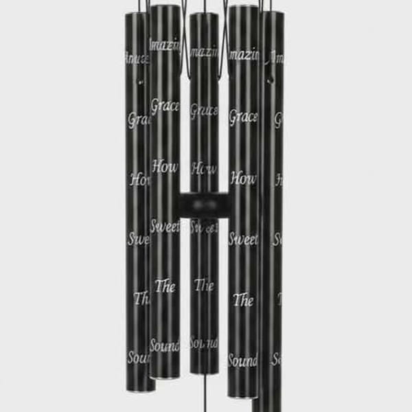 30" Amazing Grace White Dove Wind Chime