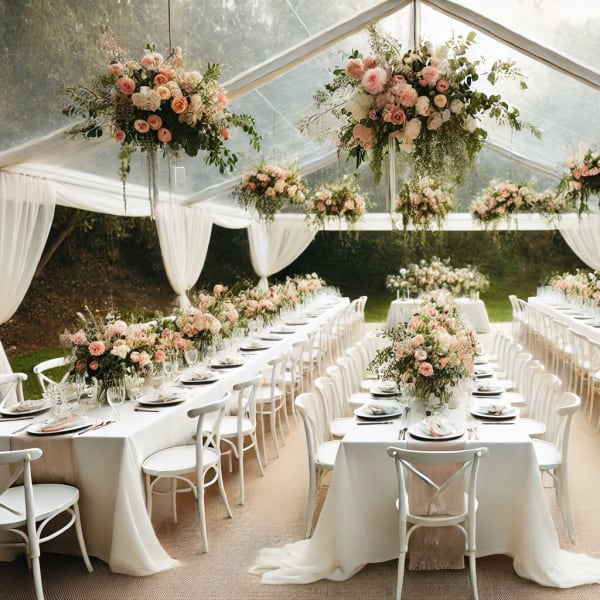 Sweet ambience dinner party
