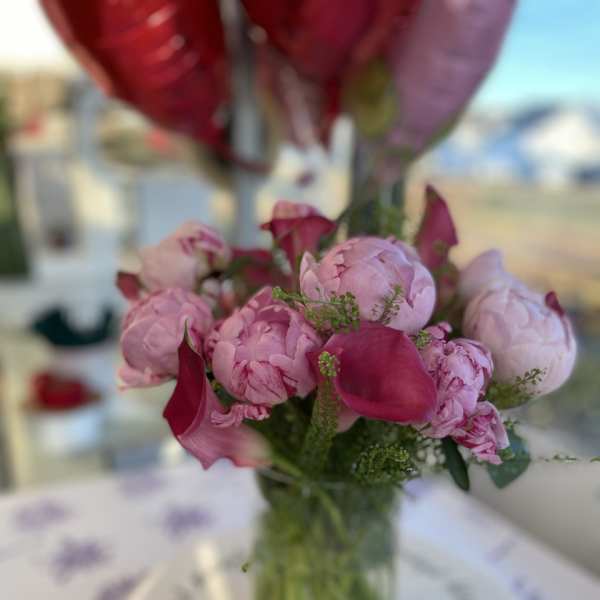 Peonies and Callas - Perfect together