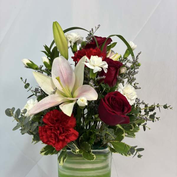 Joy of Lily & Rose Bouquet