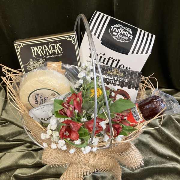Cute Flowers and Snacks