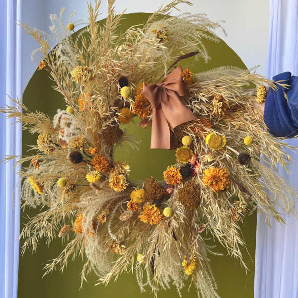 ~ Dried Harvest Wreath ~