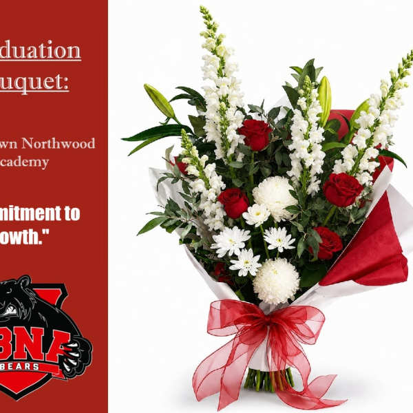 Graduation Bouquet: Coe-Brown Northwood Academy