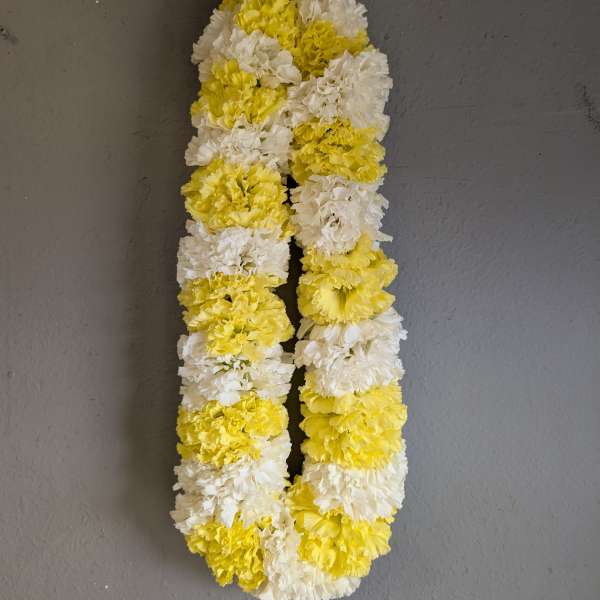 Double Carnation lei by Kealoha lei YW