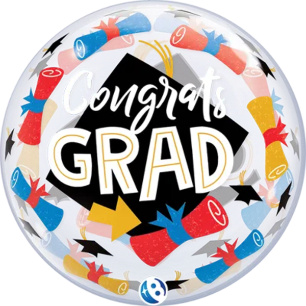 Congrats Grad Clear Balloon