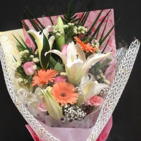 Wrapping pastel bouquet (BQ9)