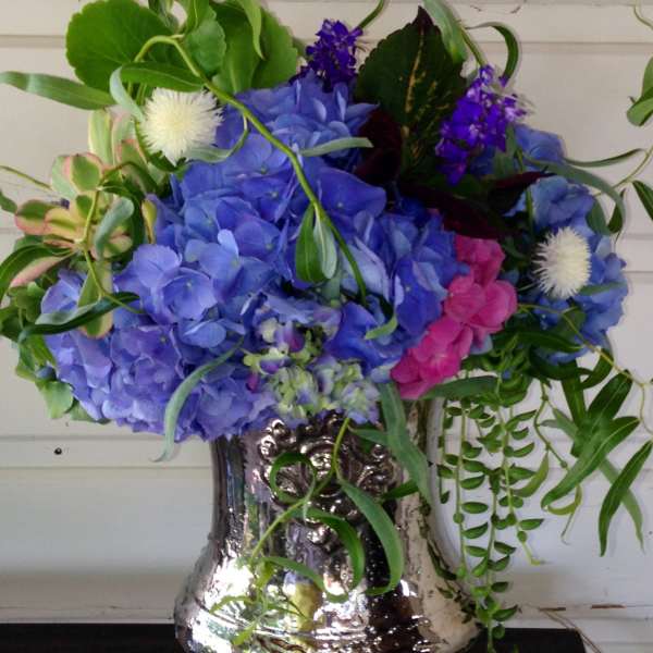 Container with arrangement
