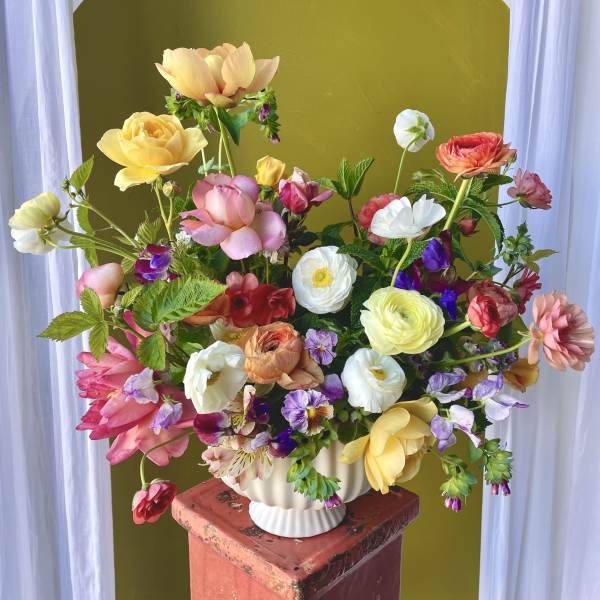 Colorful Seasonal Statement Arrangement