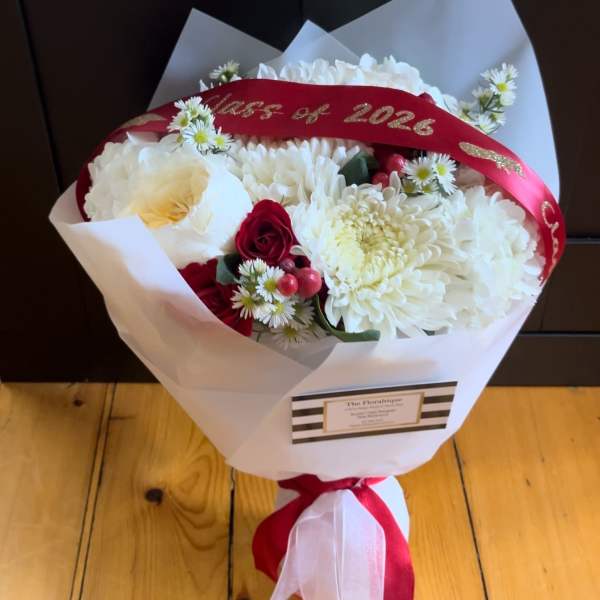 Crimson Commencement Bouquet