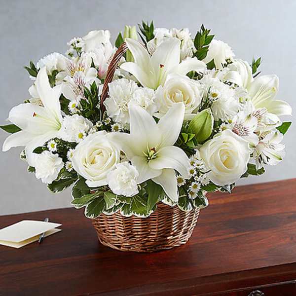 White basket
