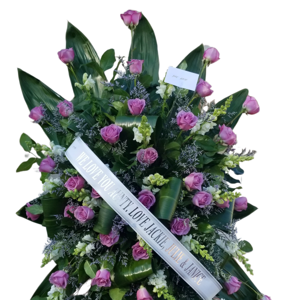 Lavender Rose Stand Up Spray