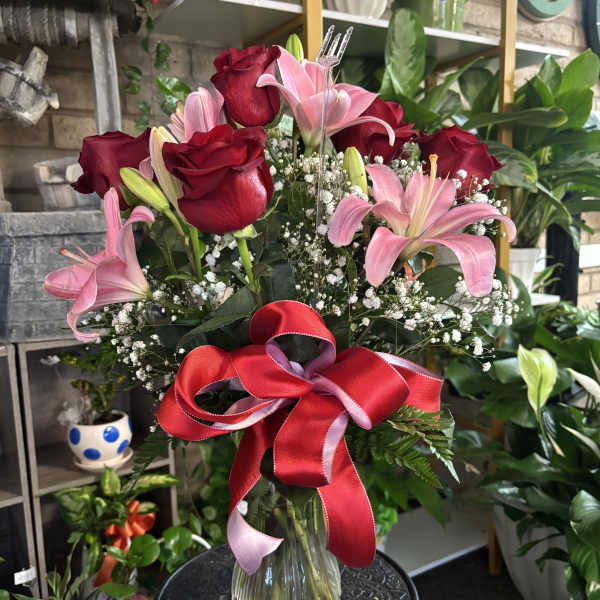Pink/Red Floral