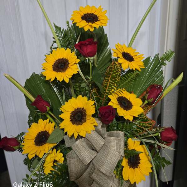 Golden love bouquet