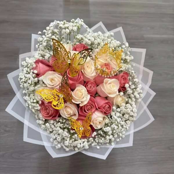 WHITE PINK SURPRISE