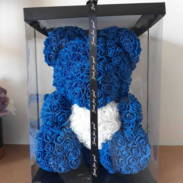 Blue Foam Bear