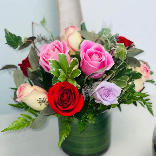 coral bouquet