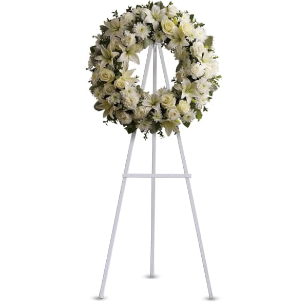 Wreath of Serenity (Easel Stand)
