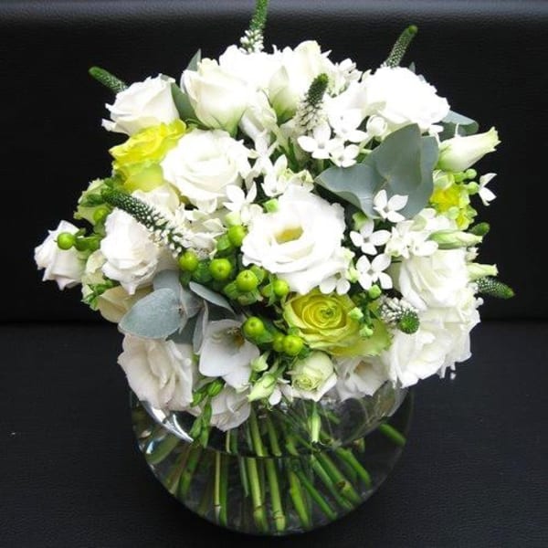 White flowers