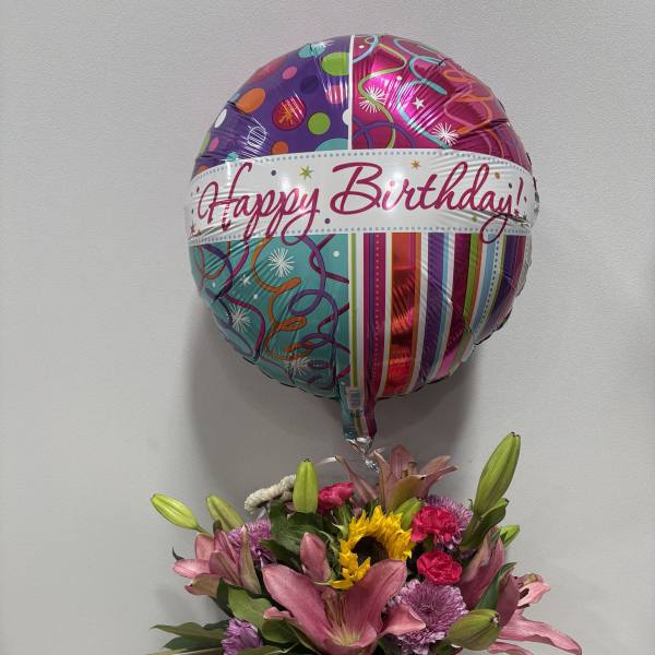 Pink Lily Birthday Trio
