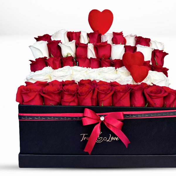 Luxury Love White & Red