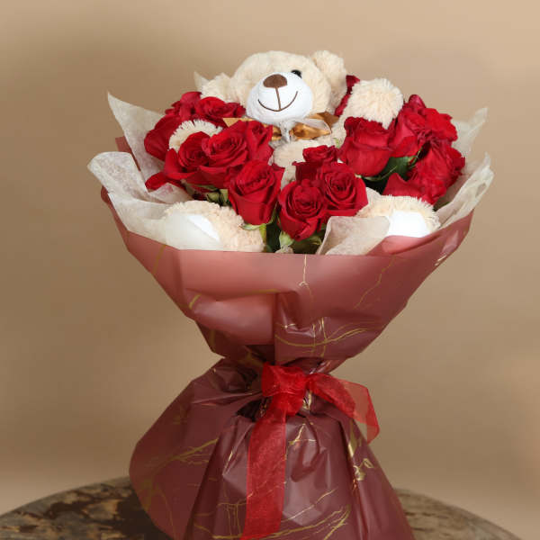 Bear Hugs & Roses