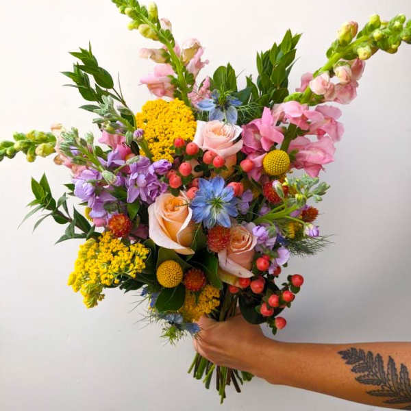 Bright Floral Wrap