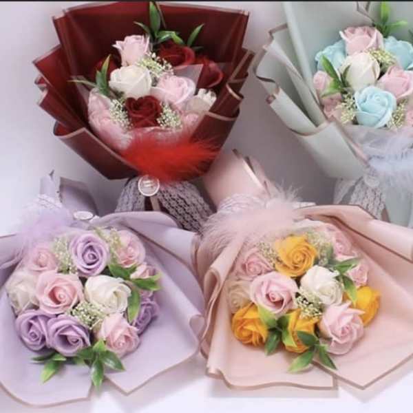Wrapped flower Gift