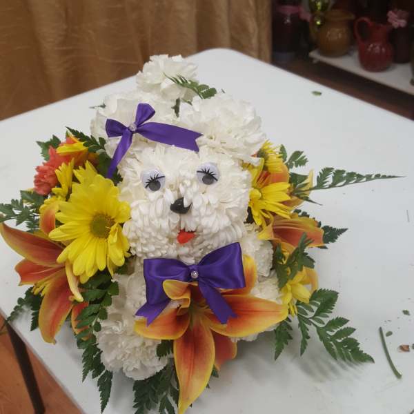 Flower puppy