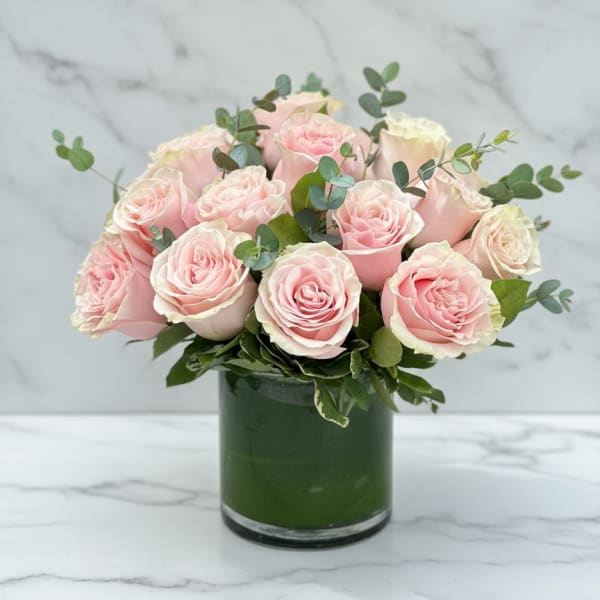 Pink Rose Cylinder