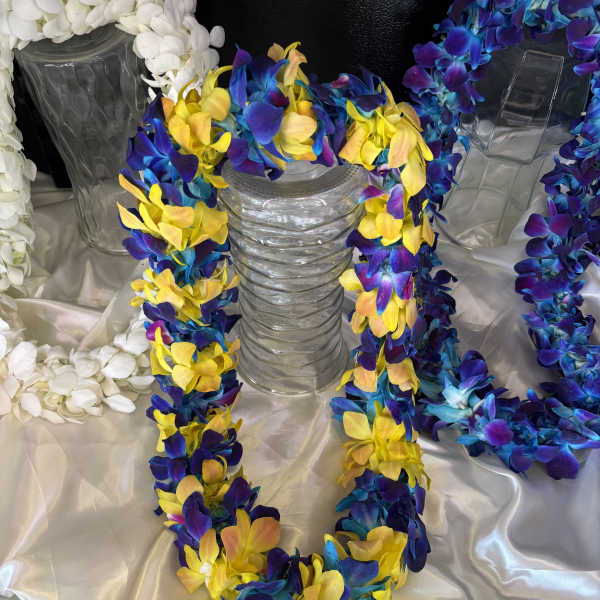 BLUE & YELLOW LEI