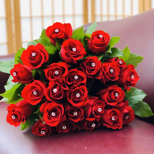 Red rose wrap