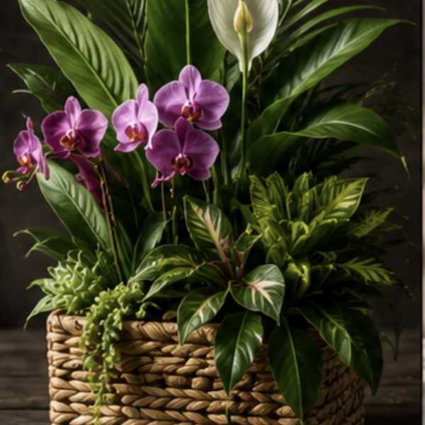 Island Escape Plant Basket