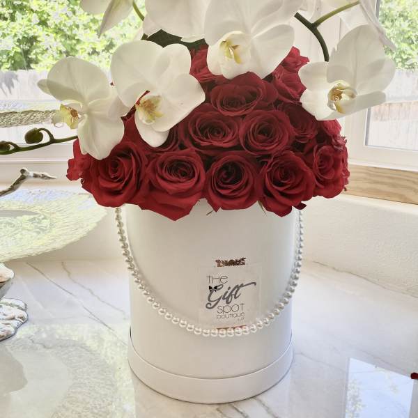 Tall reds and white