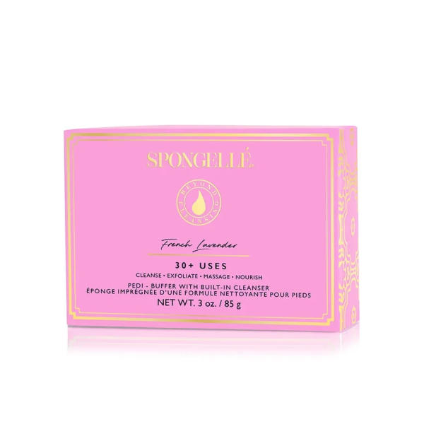 French Lavender Pedi Buffer Soap Sponge