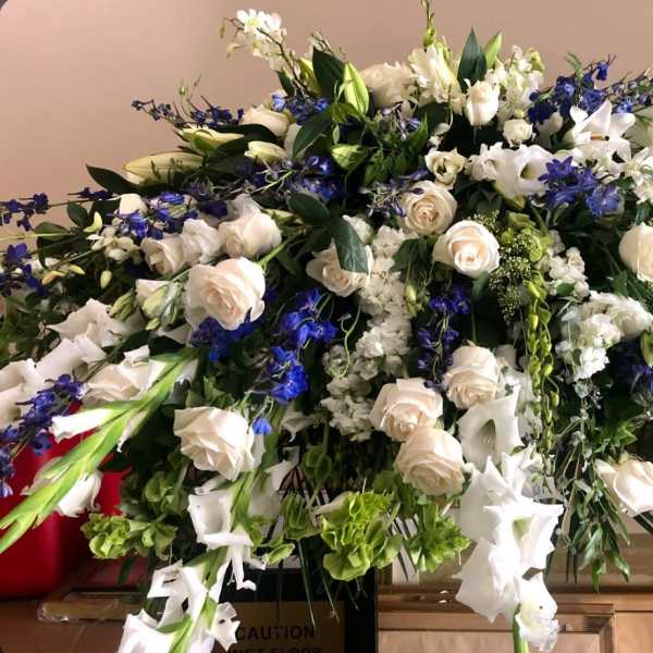 Never Forgotten Casket Spray