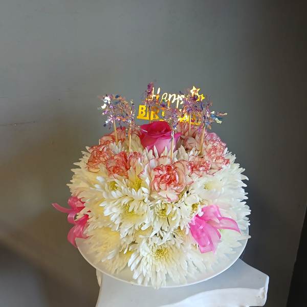 Blooming Birthday Cake