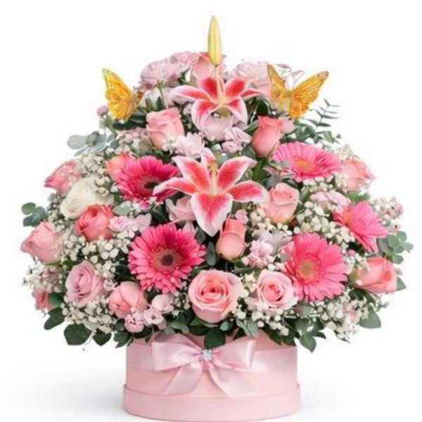 Caja de flor surtida