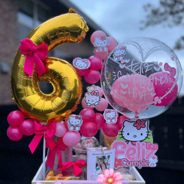six hello kitty