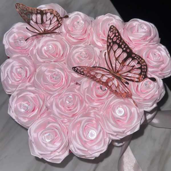 corazon rosado