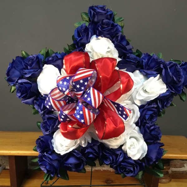 Red, White, & Blue Hanging Star
