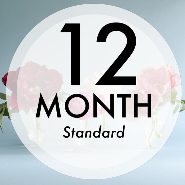 Monthly Flower Subscription - 12 Months