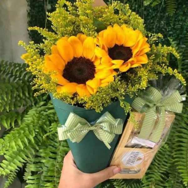 mini girasoles