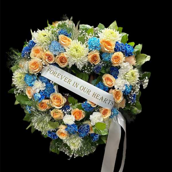 Open Heart with custom ribbon